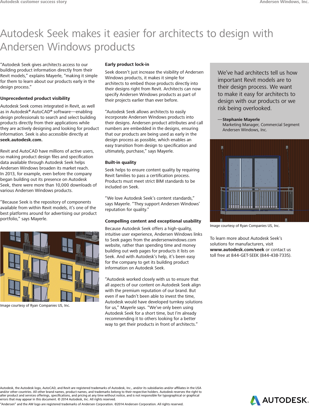 Page 2 of 2 - Autodesk Seek Customer Success Story Andersen Windows