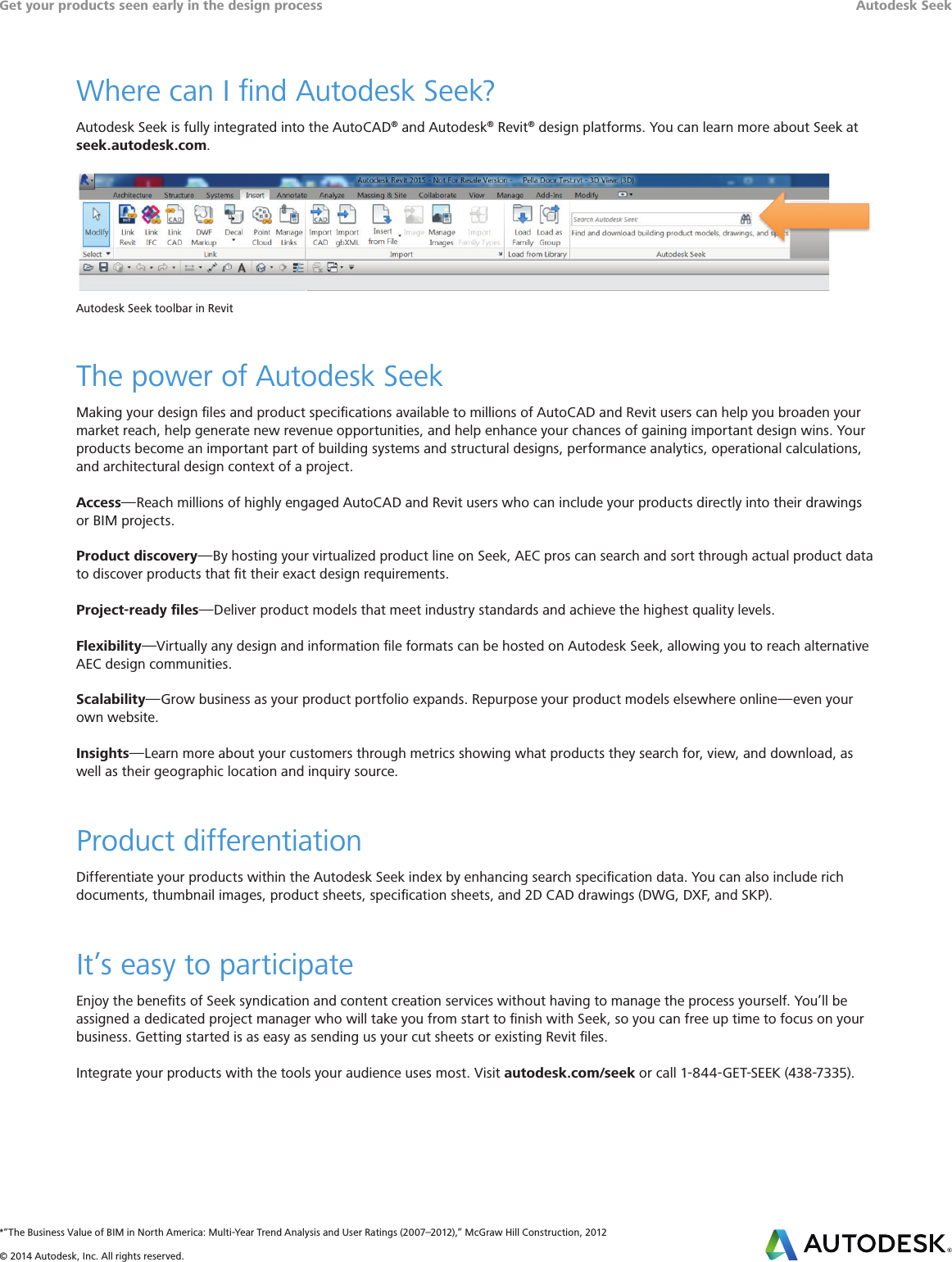 Page 2 of 2 - Autodesk Seek Overview