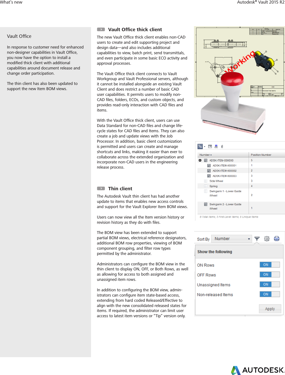 Page 7 of 8 - Autodesk Vault 2015 What's New Guide