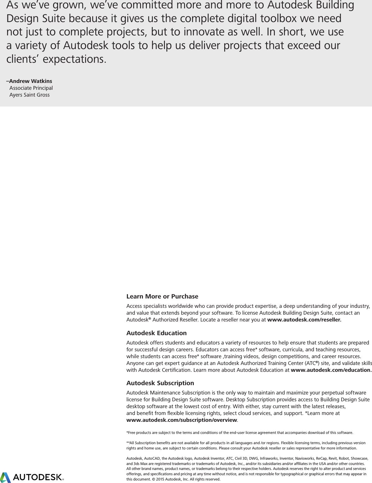 Page 4 of 4 - Building Design Suite 2016 Brochure