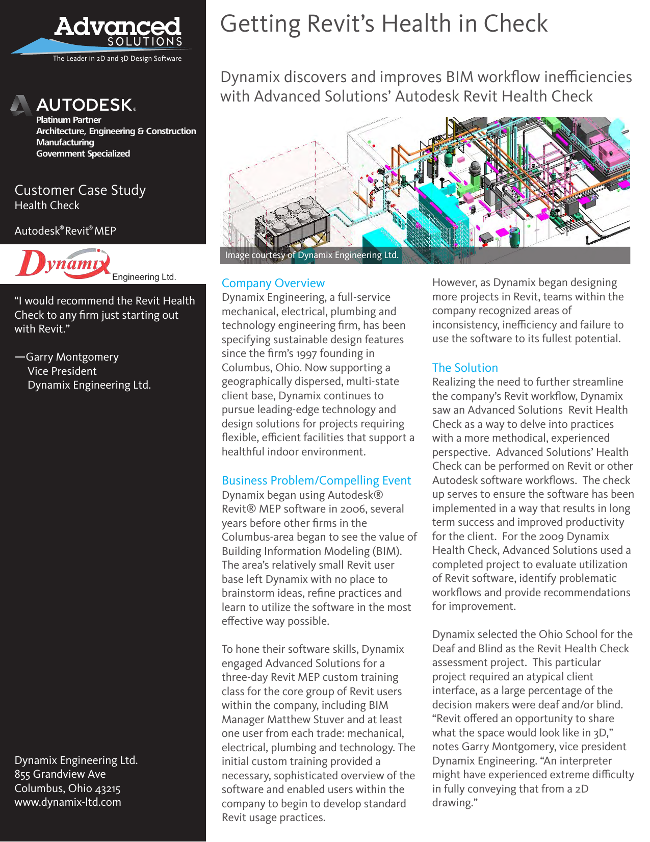 Page 1 of 2 - Dynamix EngineeringCasestudy  Cs Engineering