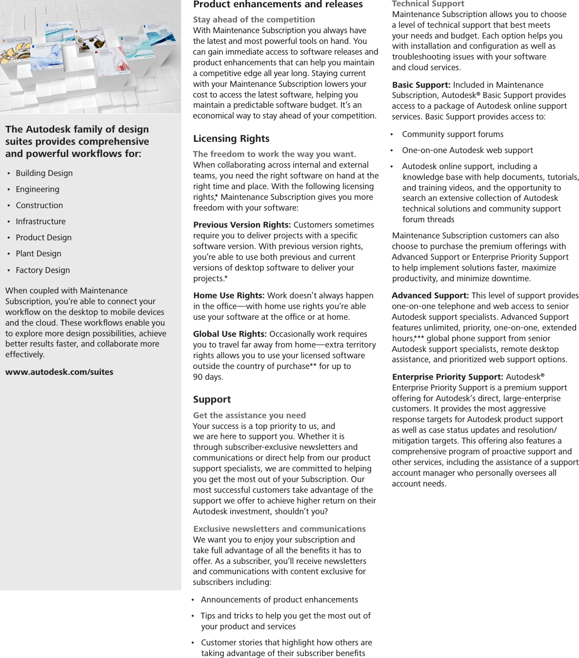 Page 3 of 5 - Maintenance Subscription Overview Brochure