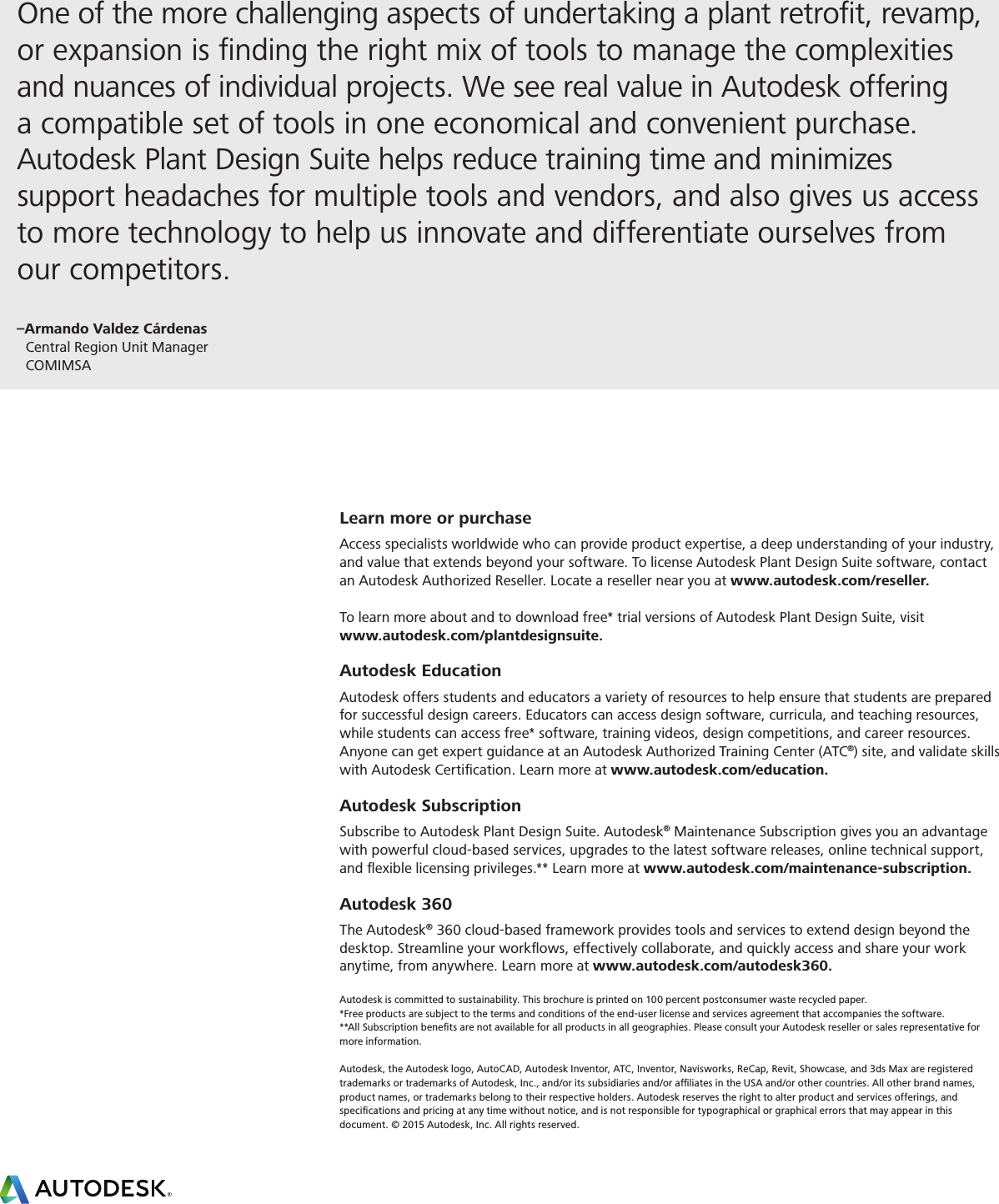 Page 8 of 8 - Plant Design Suite 2016 Brochure