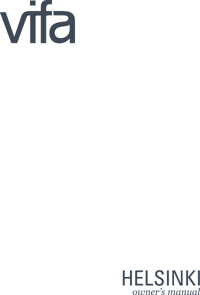 HELSINKI  owner&rsquo;s  manual  