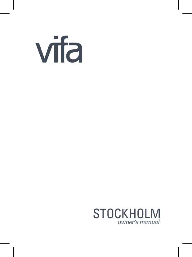 STOCKHOLM  owner&rsquo;s manual  