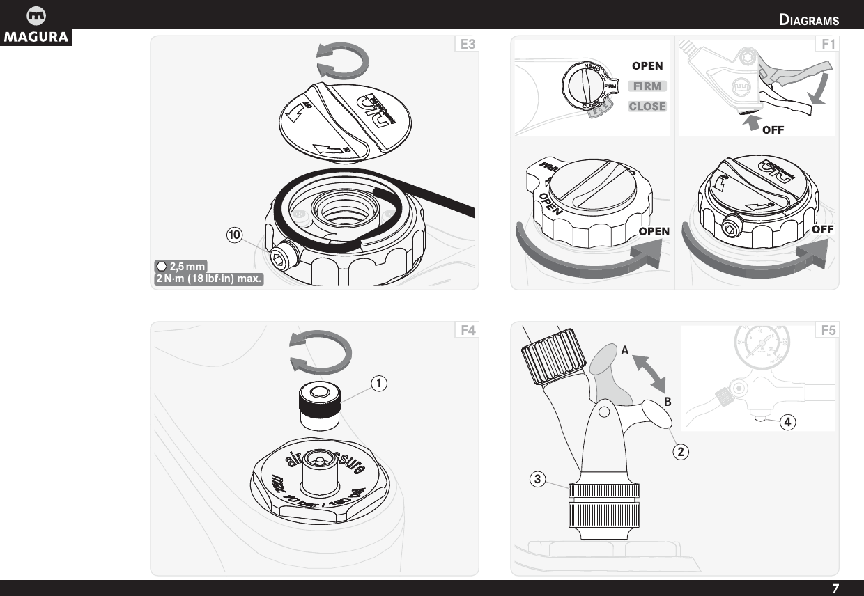 DIAGRAMSENGLISH72 N·m (18 lbf·in) max.2,5 mmE310AB200F5423F1F41