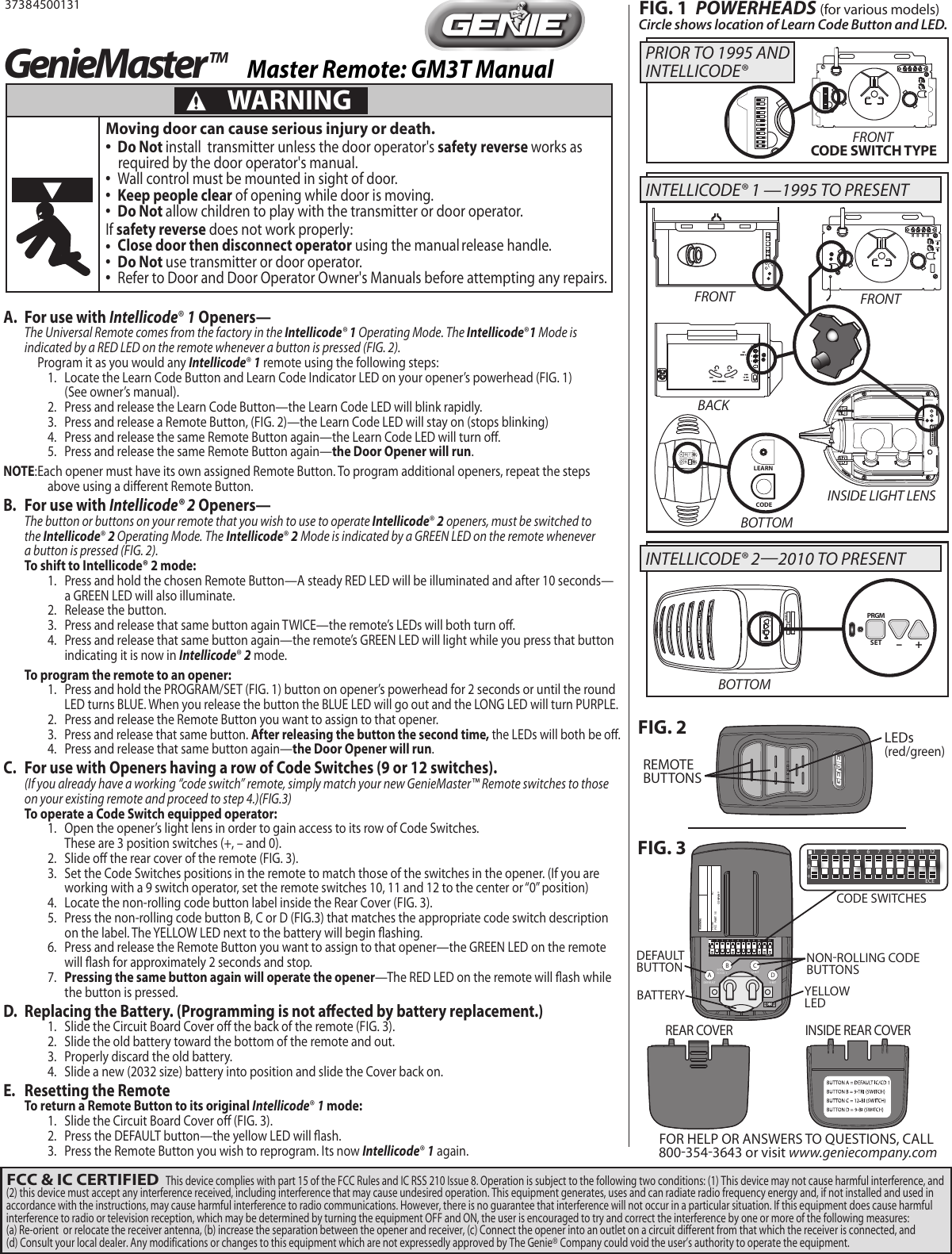 h-and-t-intelligent-control-gm3t-master-remote-user-manual-37384500131