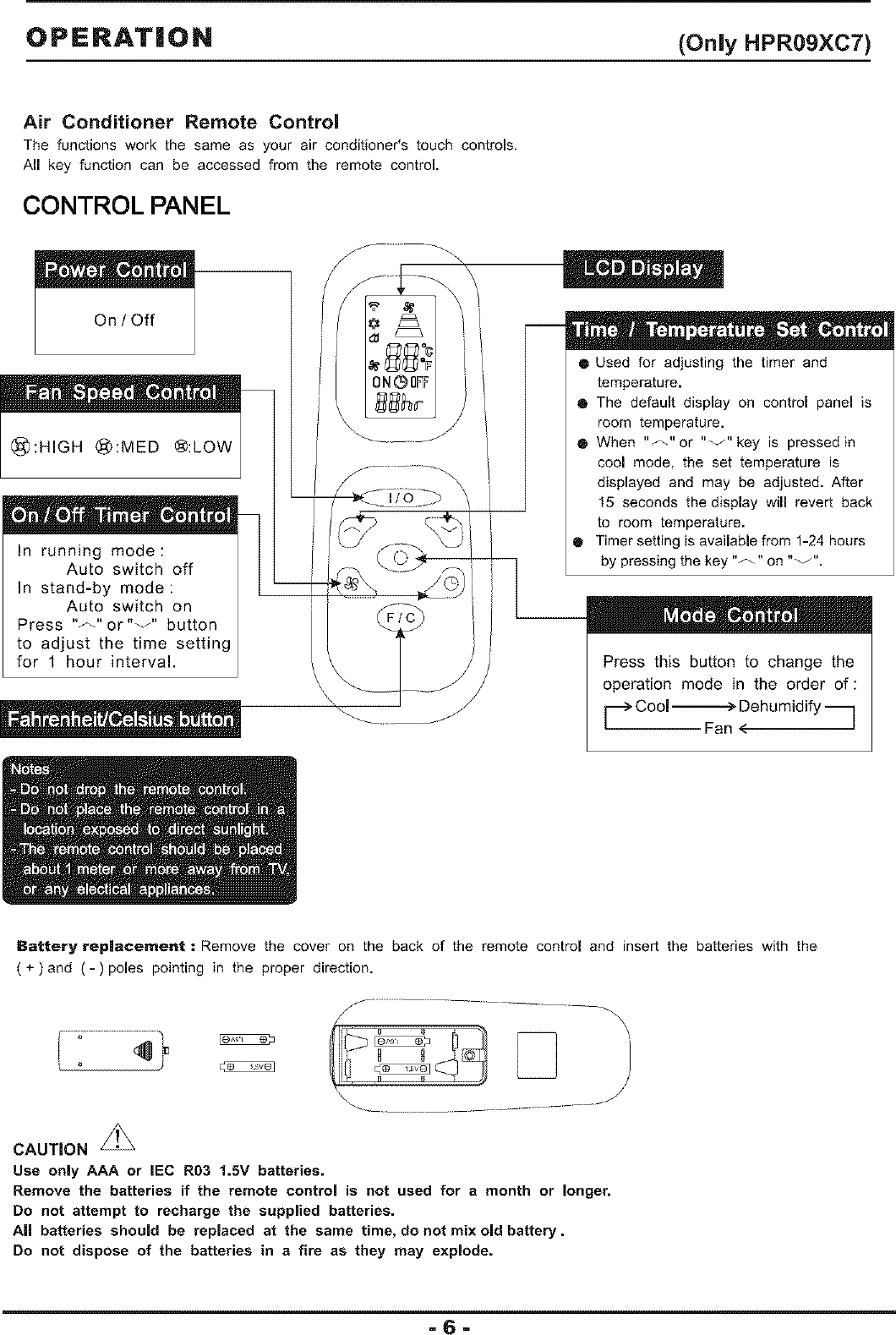 Page 7 of 12 - HAIER  Air Conditioner Room (42) Manual L0807364