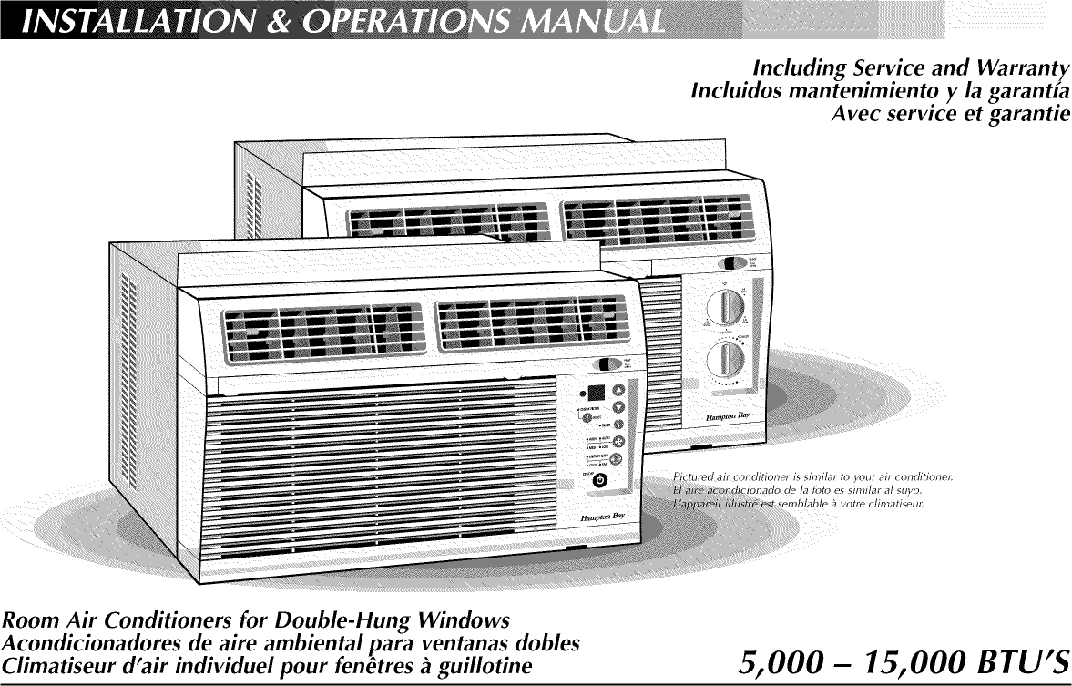HAMPTON BAY Air Conditioner Room (42) Manual L0811216