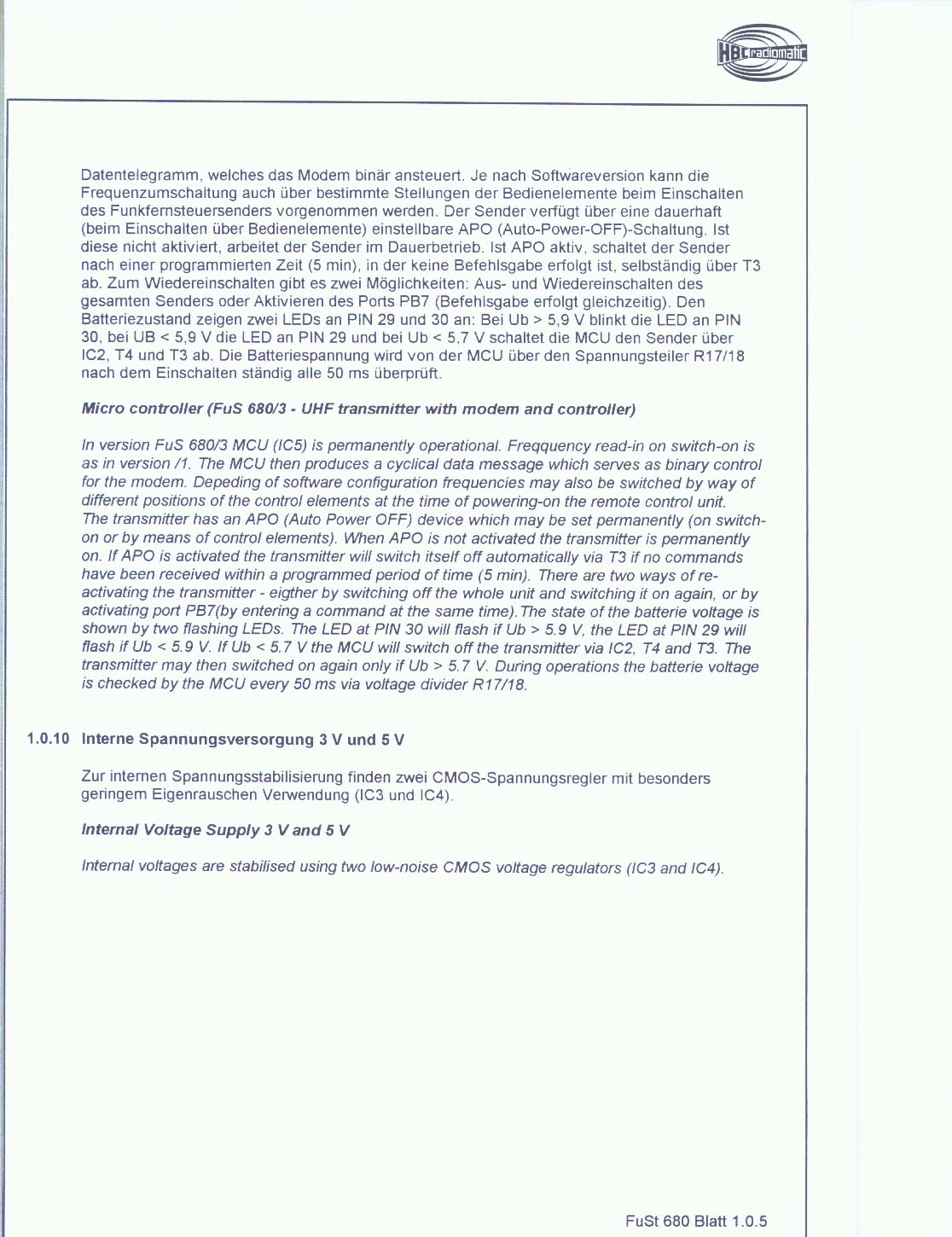 REMOTE CONTROL TRANSMITTER FOR INDUSTRIAL USE User Manual