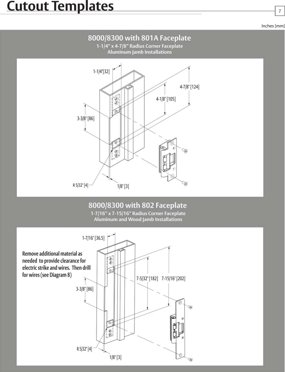 Page 7 of 8 - HES 8 8300 Series Installation Guide HES8300Install Instructions