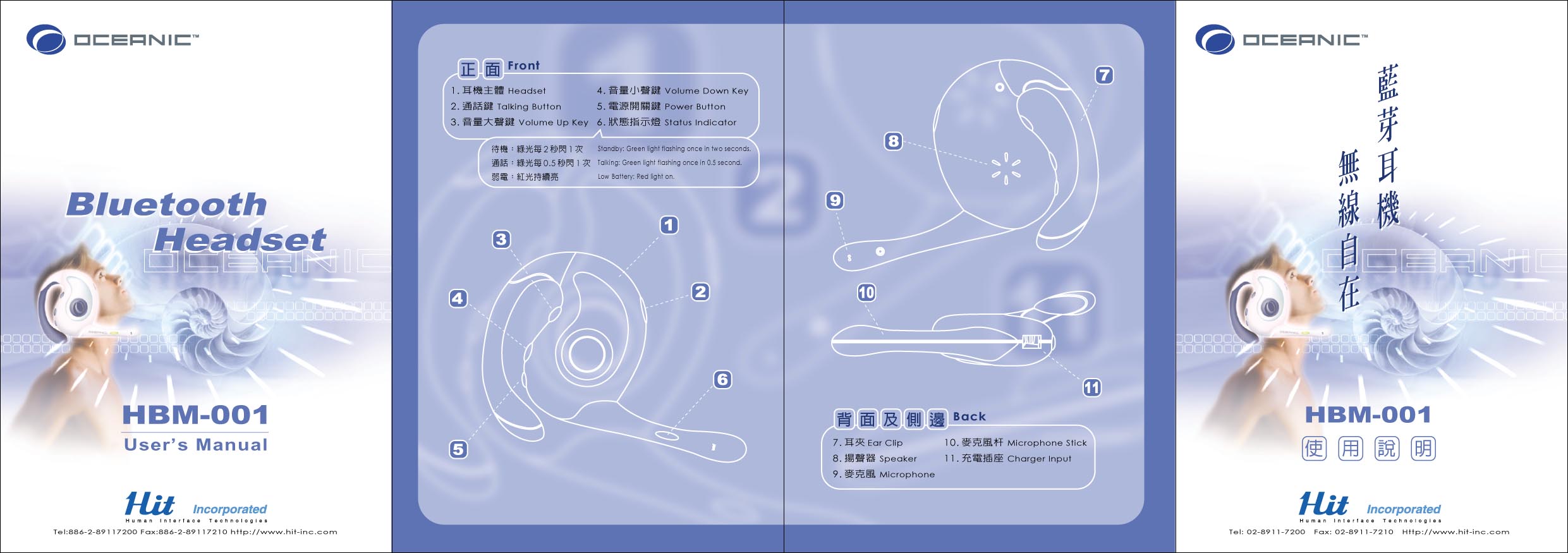 Bluetooth Handset User Manual