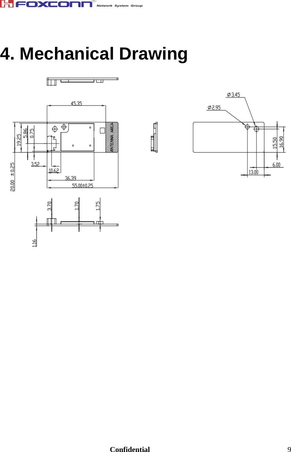                                                                               Confidential  94. Mechanical Drawing                        