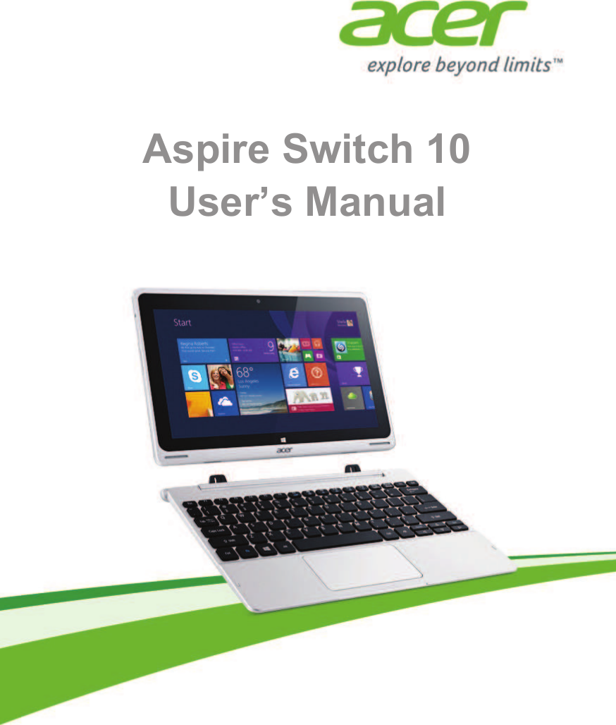  - 1Aspire Switch 10User•s Manual