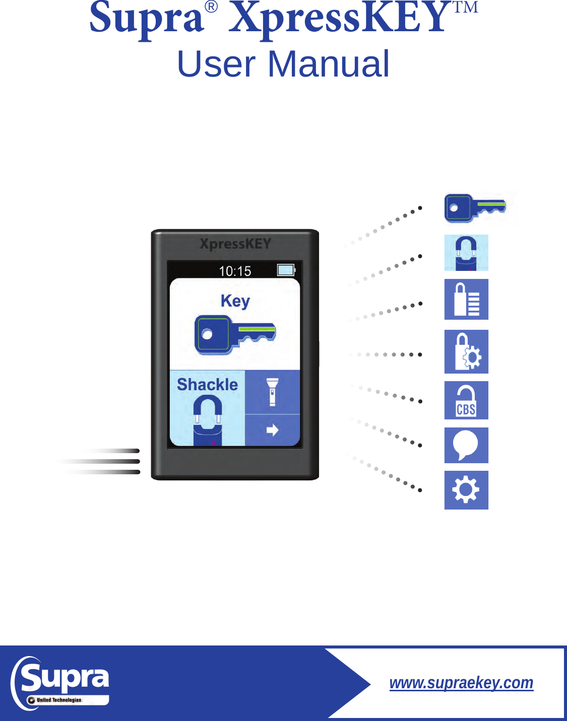 www.supraekey.comPour consulter ce guide en français, allez à… Para ver esta guía en español, ir a…Supra® XpressKEYTM User Manual