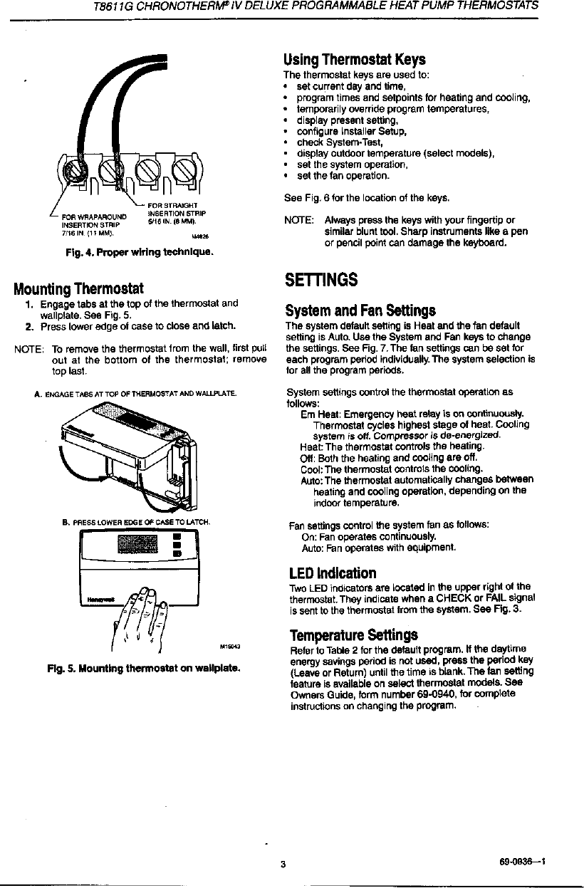 Page 3 of 12 - HONEYWELL  Controls And HVAC Accessories Manual L0011084