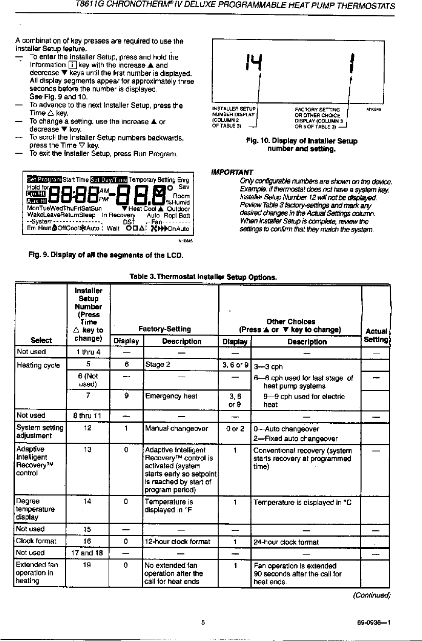 Page 5 of 12 - HONEYWELL  Controls And HVAC Accessories Manual L0011084