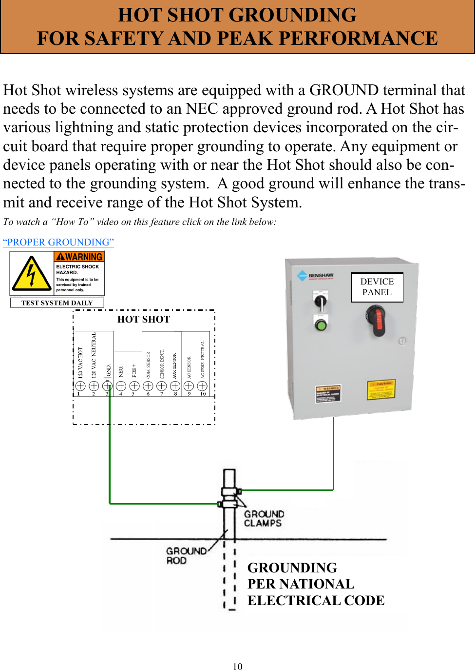 Page 10 of HOT SHOT SYSTEMS HOTSHOT TR-1000 User Manual 