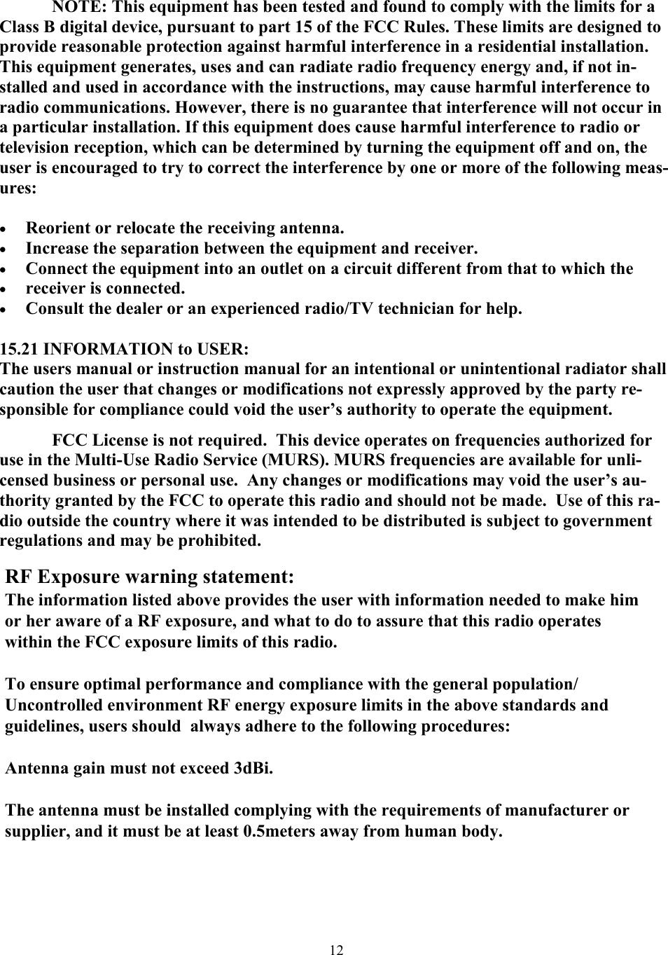 Page 12 of HOT SHOT SYSTEMS HOTSHOT TR-1000 User Manual 