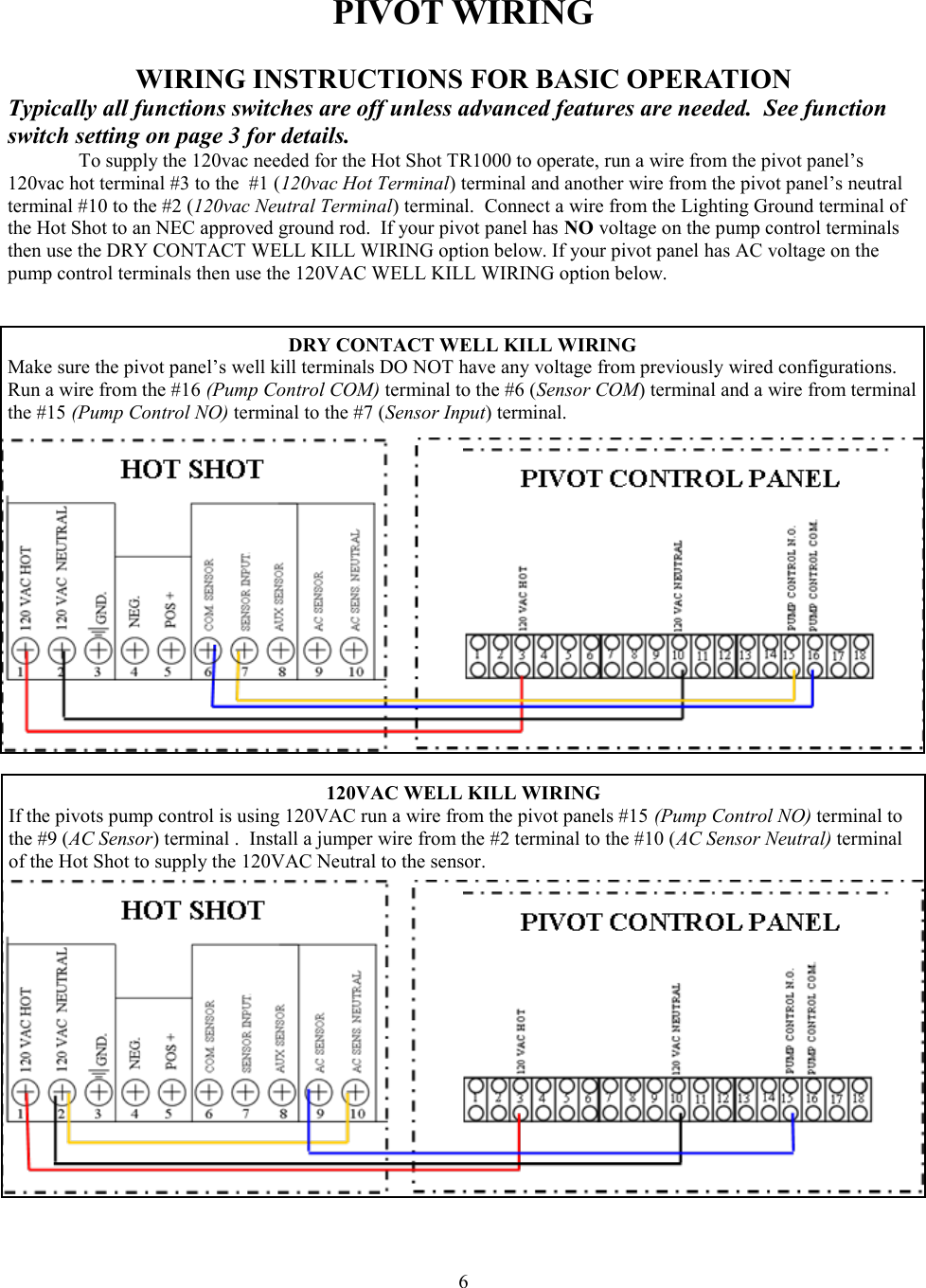 Page 6 of HOT SHOT SYSTEMS HOTSHOT TR-1000 User Manual 