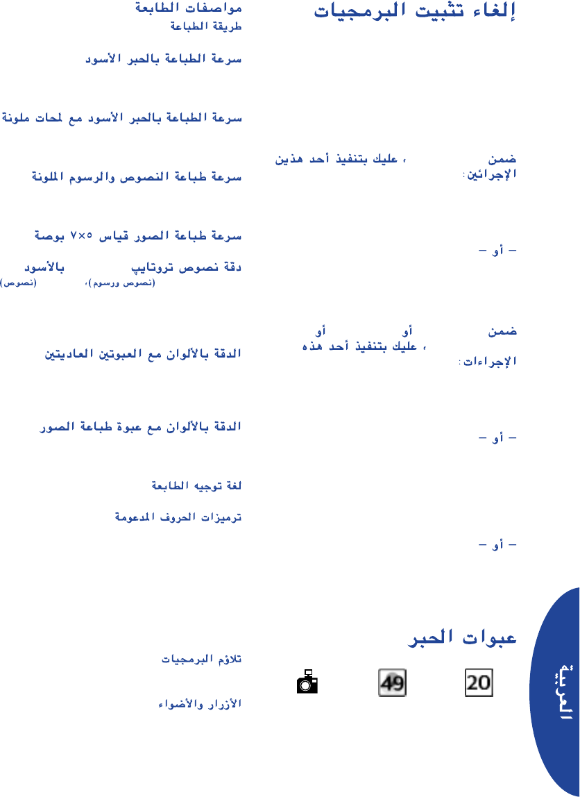 Hp Alton Ar Ug Arabic User S Guide C6450 Bpd