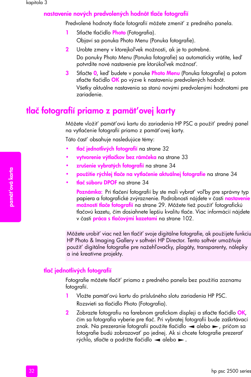 Hp Banzaiplussuper Psc 2500 Series All In One Slovak Reference Guide Bpu73608