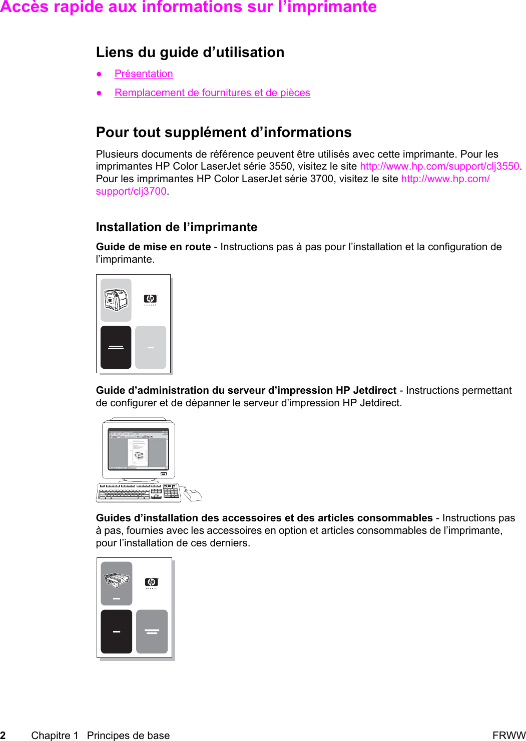 Hp Color Laserjet 3550 And 3700 Series Printer User Guide Frww Laser Jet C00224843