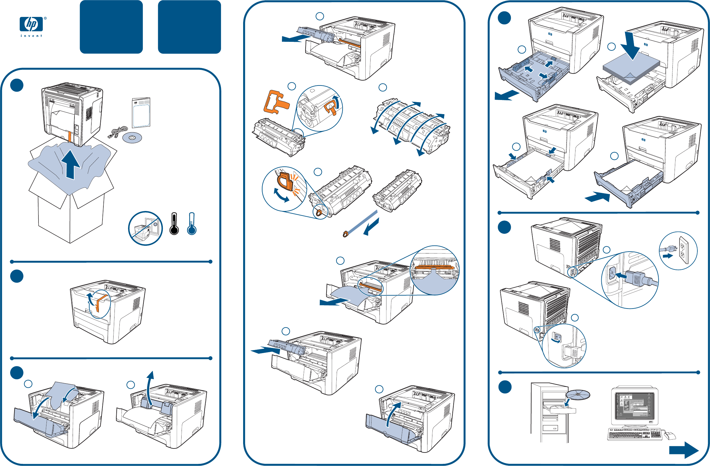 HP LaserJet 1160, 1320, 1320n Welcome 