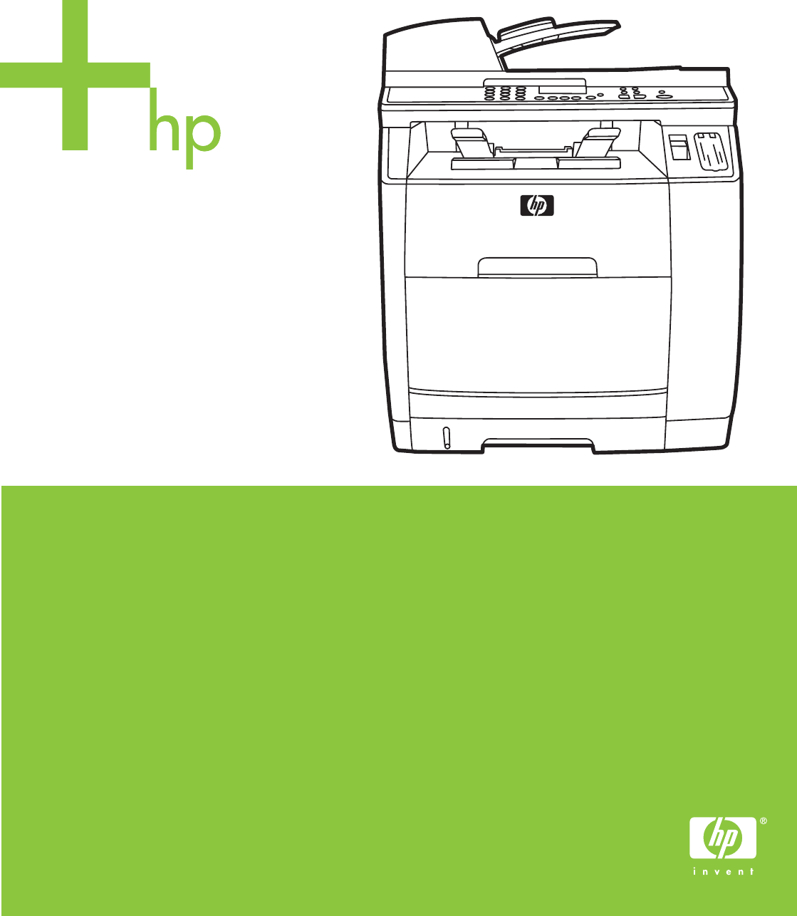 HP Color LaserJet 2820/2830/2840 Series Getting Started Guide XLWW Laser  Jet (Multiple Language) C00296435