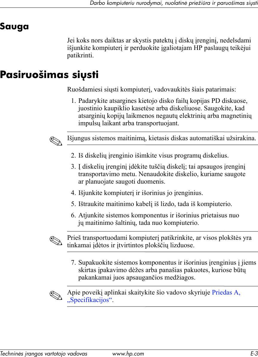 Hp Techninės įrangos Vartotojo Vadovas Hardware Reference Guide Business Desktop Dc5100 Small Form Factor 2nd Edition C00311138