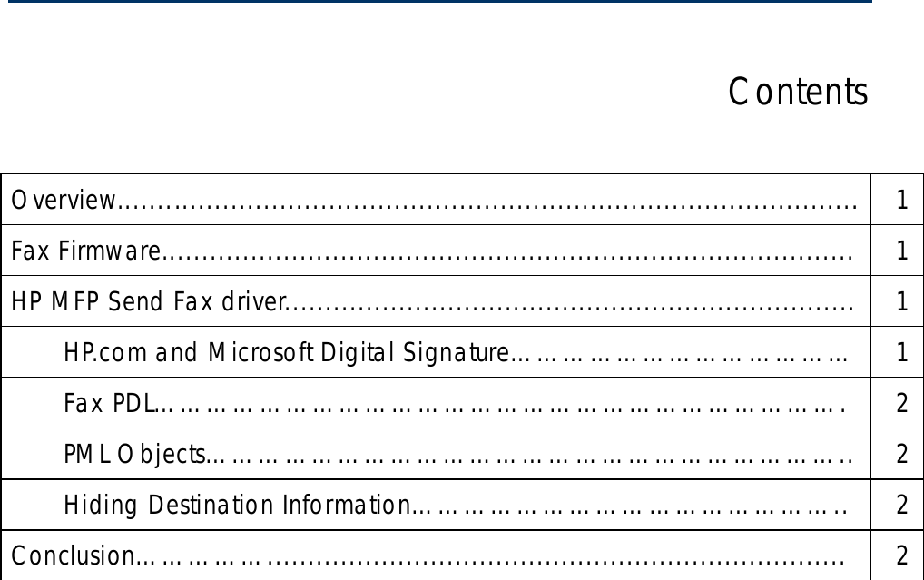 Page 5 of 8 - HP Fax Security Statement PC Send - Q3701A 1-4-2006 Embedded Digital Sending C00646282