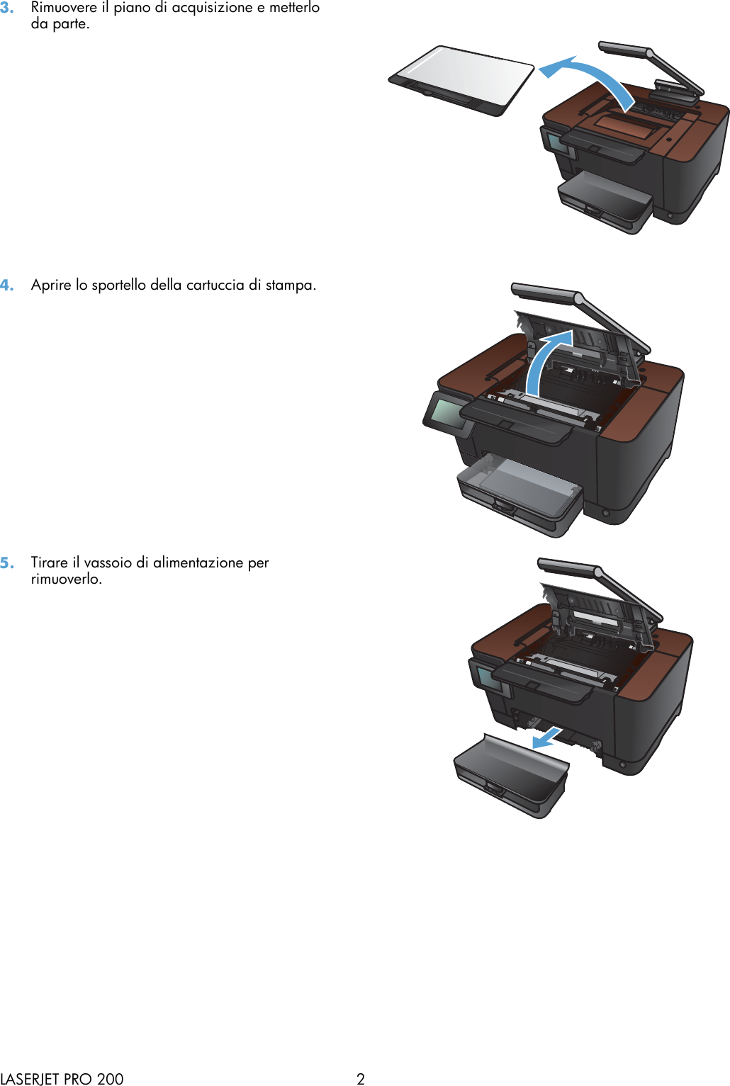 Page 2 of 7 - HP Laser Jet Pro 200 Color MFP M275nw - Sostituzione Del Tamburo Fotosensibile C02781036