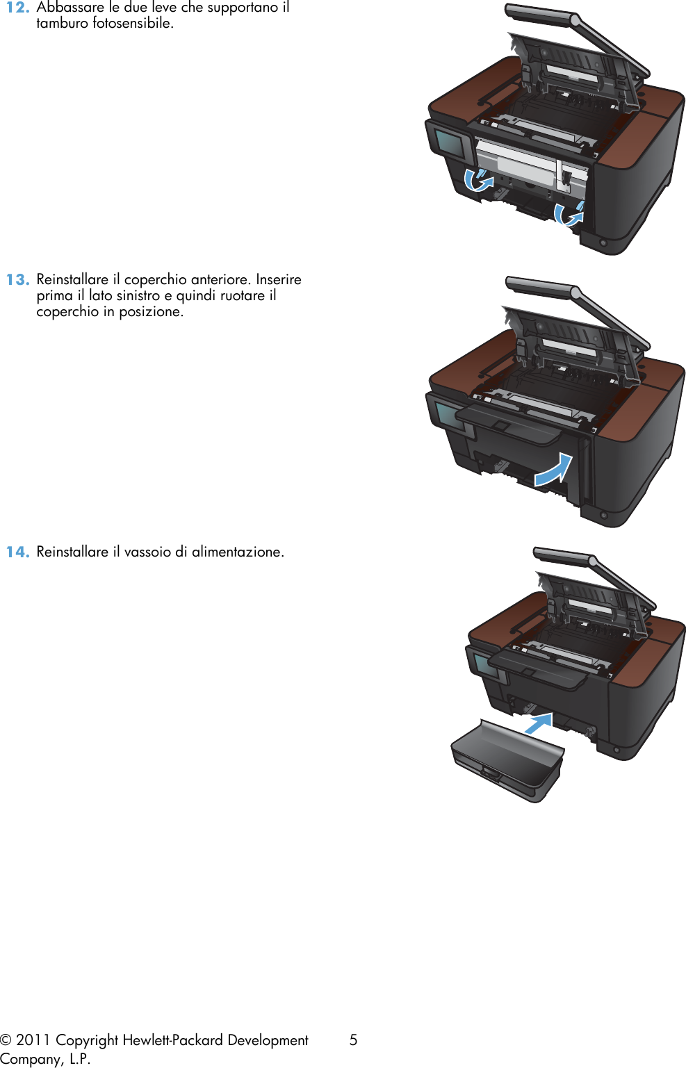 Page 5 of 7 - HP Laser Jet Pro 200 Color MFP M275nw - Sostituzione Del Tamburo Fotosensibile C02781036