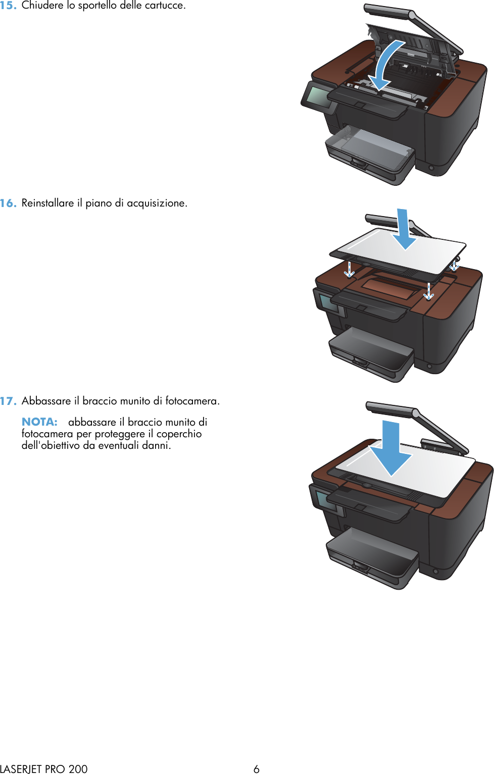Page 6 of 7 - HP Laser Jet Pro 200 Color MFP M275nw - Sostituzione Del Tamburo Fotosensibile C02781036