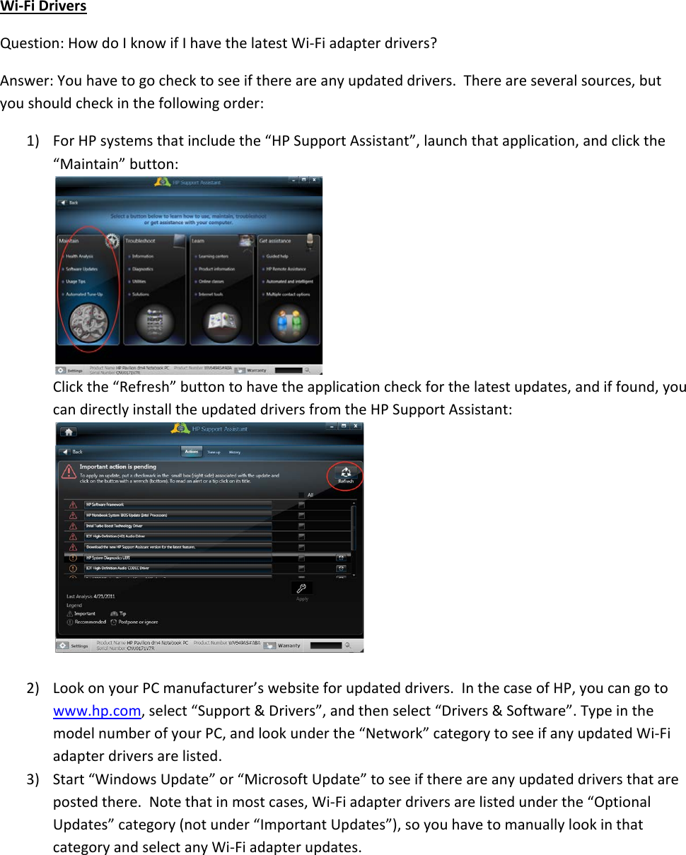 Page 2 of 7 - HP FAQ For Wi-Fi Mobile Mouse Frequently Asked Questions C02915517