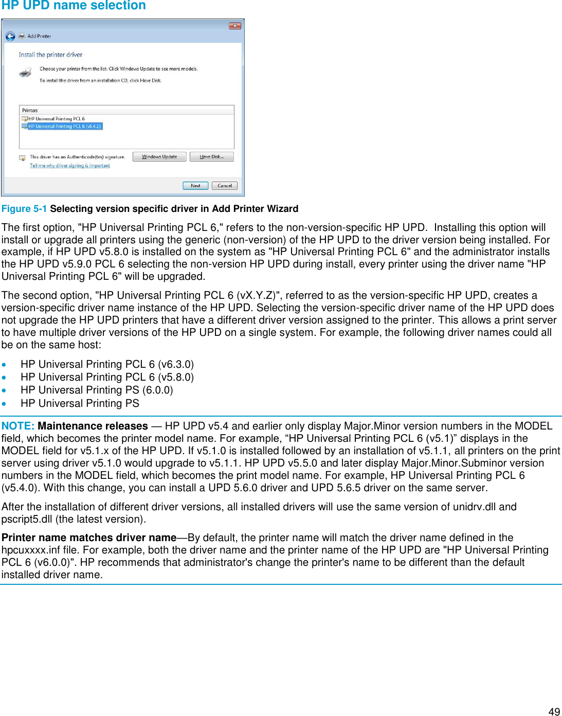 generic ieee 1284.4 printing support driver hp