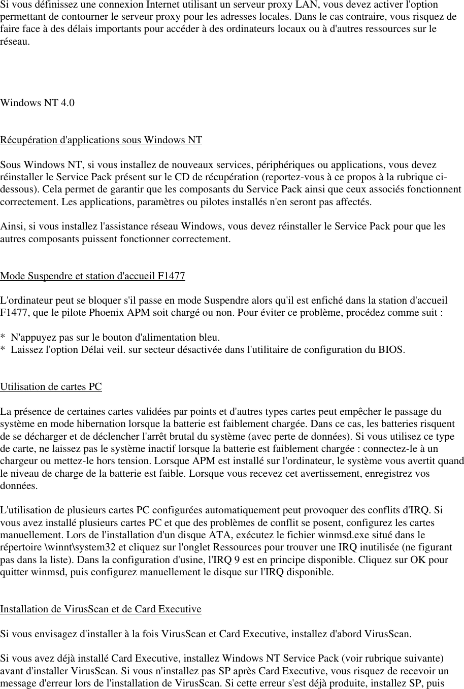 Page 7 of 9 - HP - HPnotes_XP-fr Portable Omnibook 6100 Dernières Informations Lpi05253