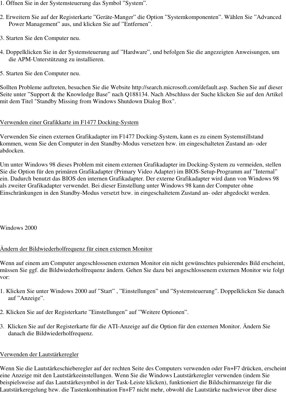 Page 5 of 9 - HP - Hpnotes_xprev_ger Omnibook 6100 Notebook Aktuellste Informationen Lpi05254