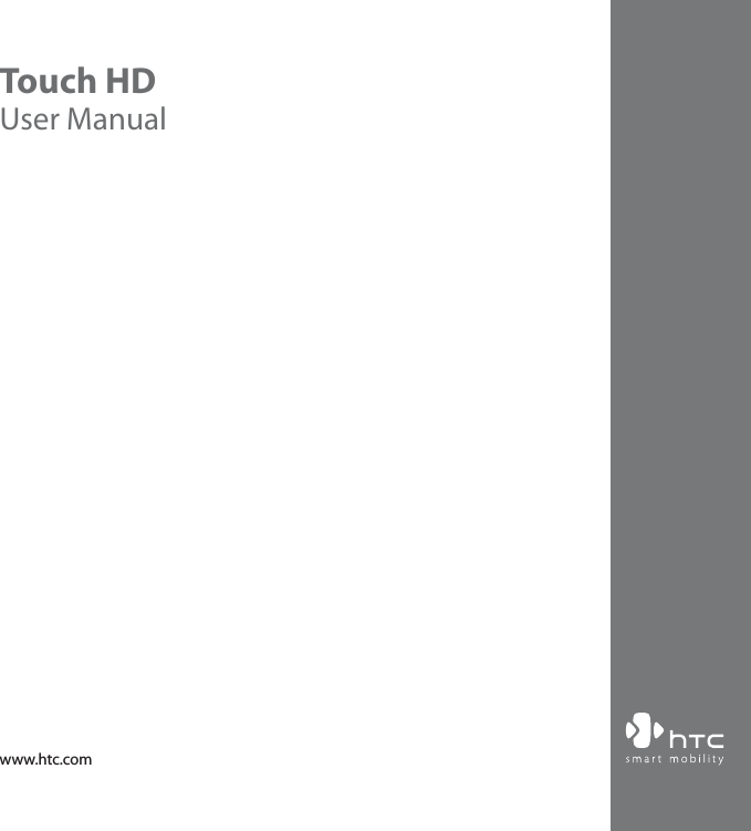 www.htc.comTouch HDUser Manual