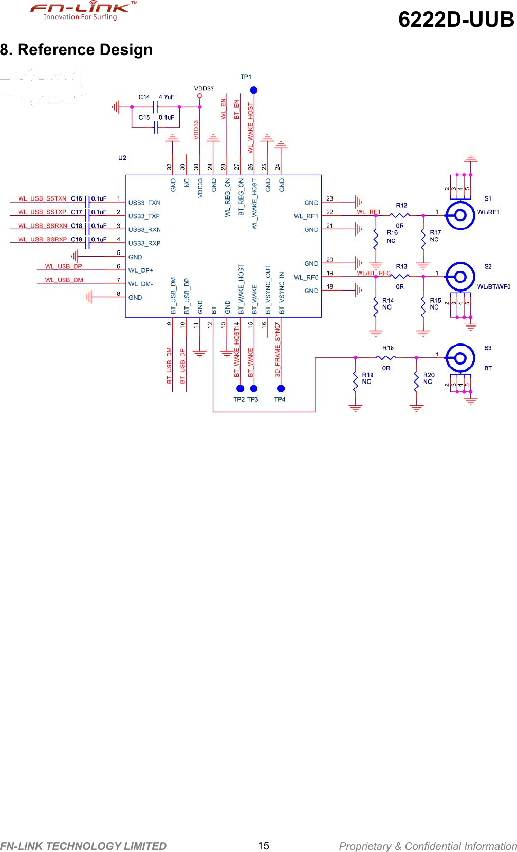 6222D-UUBFN-LINK TECHNOLOGY LIMITED 15 Proprietary &amp; Confidential Information8. Reference Design