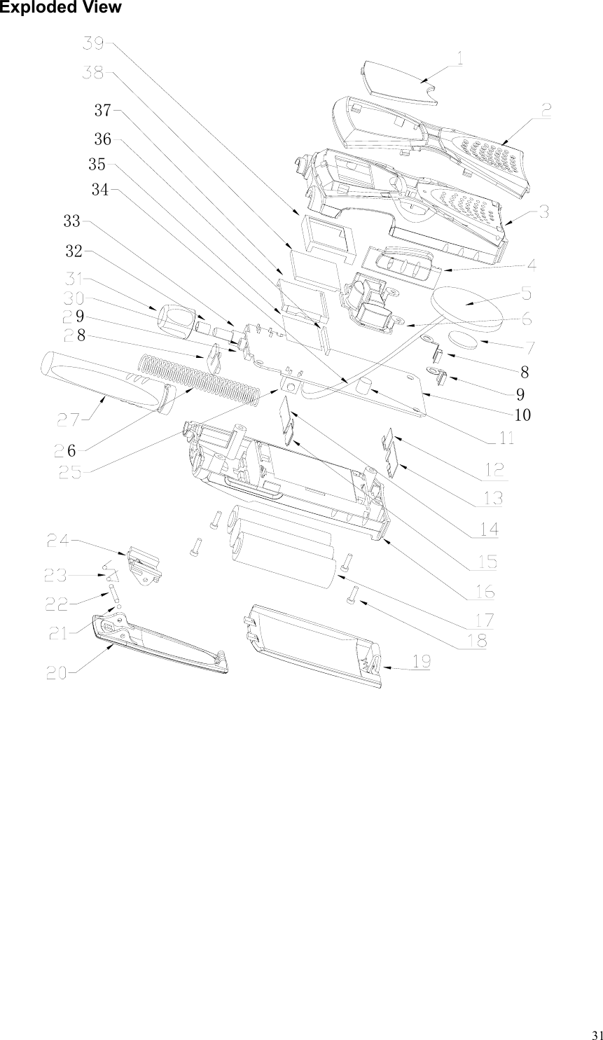   31Exploded View 6983233108934353637        