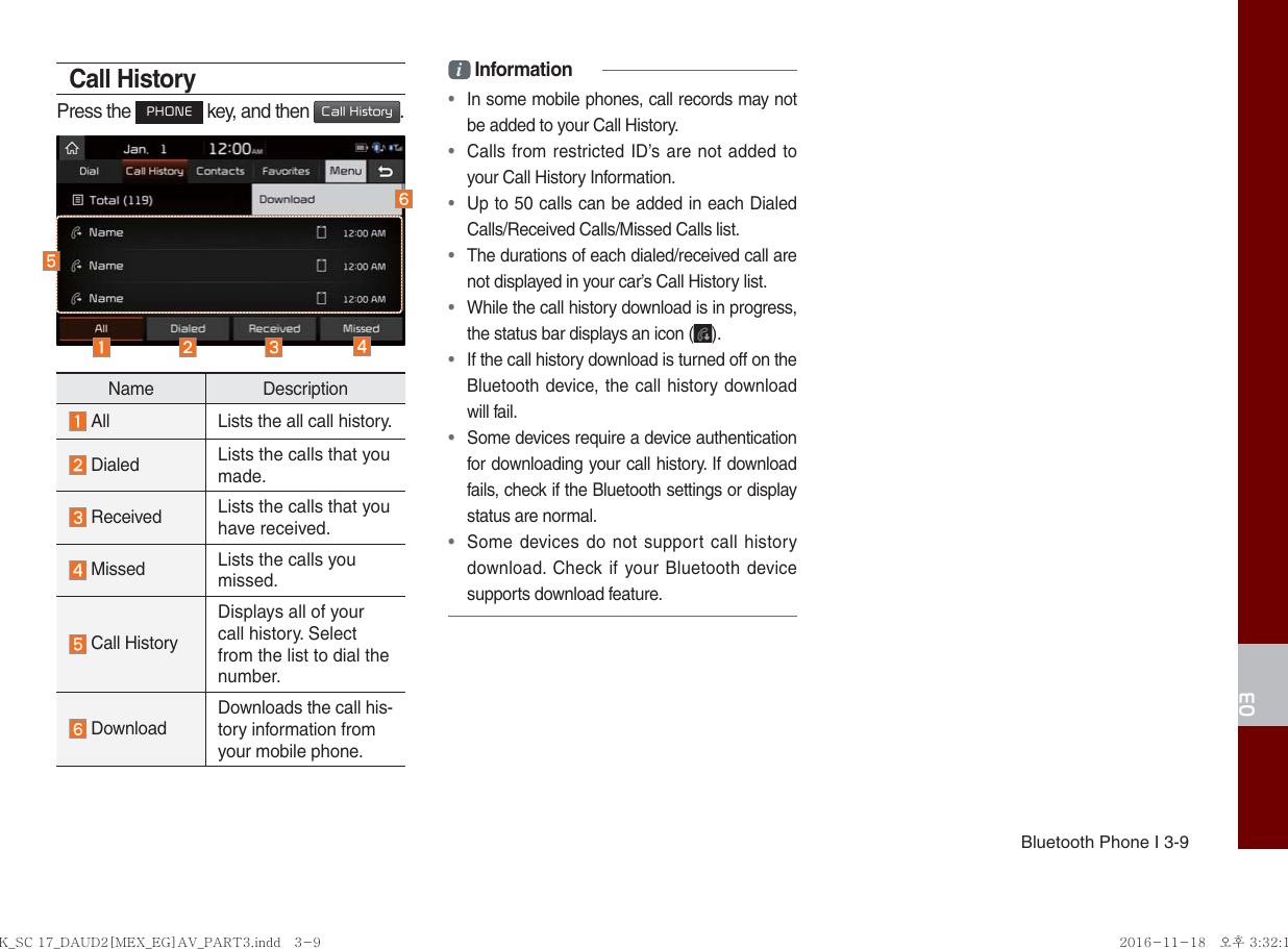 Page 44 of HYUNDAI MOBIS ADB10SKAN DISPLAY CAR SYSTEM User Manual 