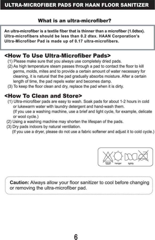 Page 7 of 10 - Haan Haan-Steam-Cleaning-Floor-Sanitizer-Fs-20-Users-Manual-  Haan-steam-cleaning-floor-sanitizer-fs-20-users-manual