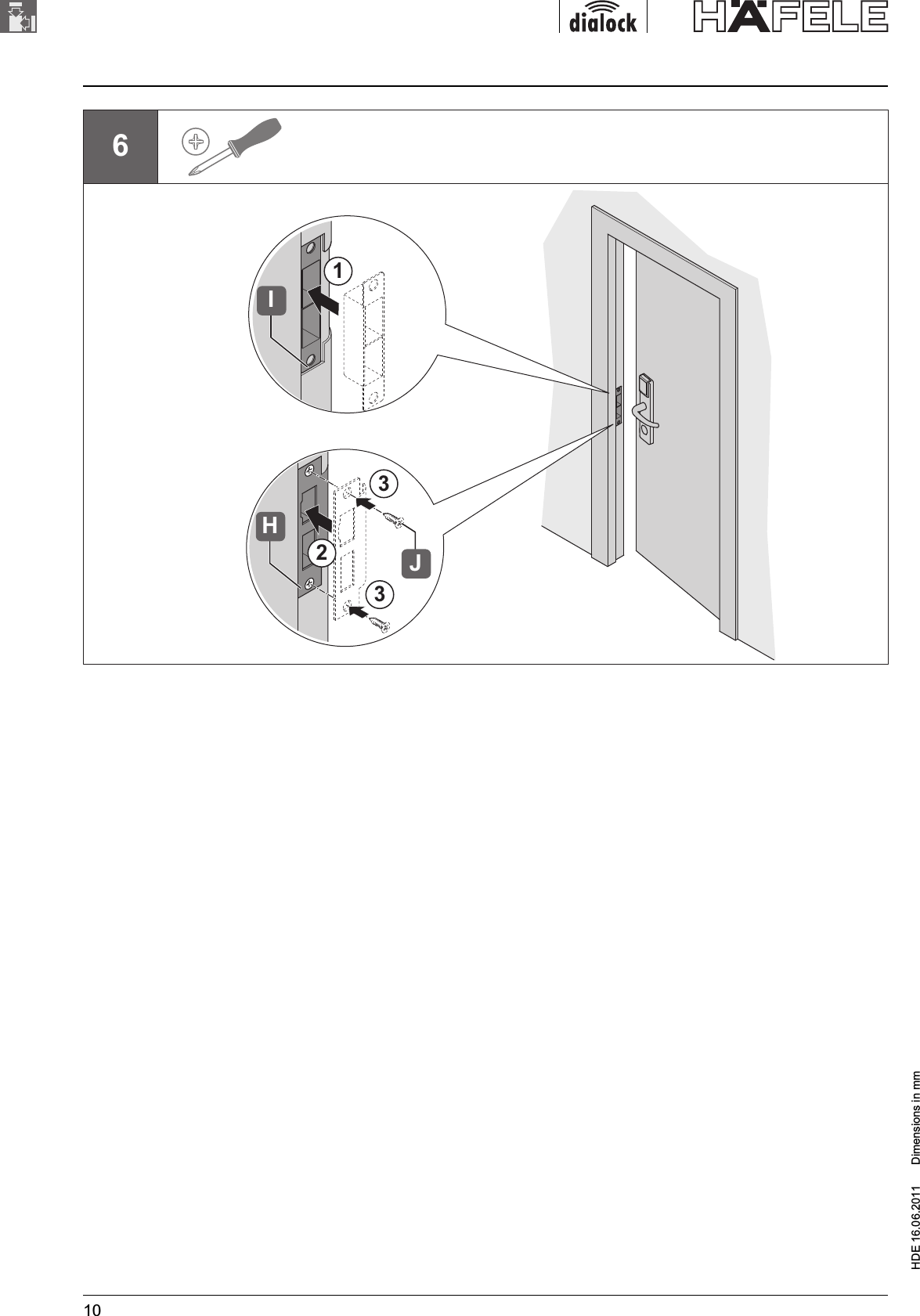 HDE 16.06.2011  Dimensions in mm1061233IHJ