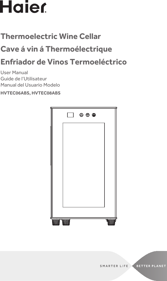 Haier HVTEC06ABS User Manual WINE COOLER Manuals And Guides 1801360L