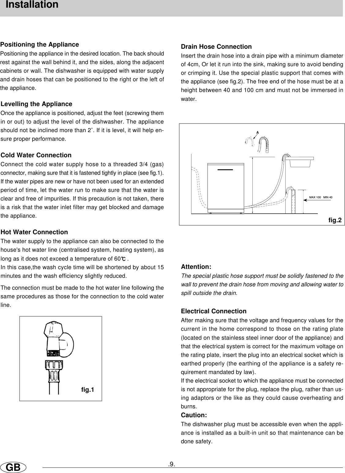 Page 10 of 12 - Haier Haier-Haier-Dishwasher-Hdw300Ss-Users-Manual-  Haier-haier-dishwasher-hdw300ss-users-manual