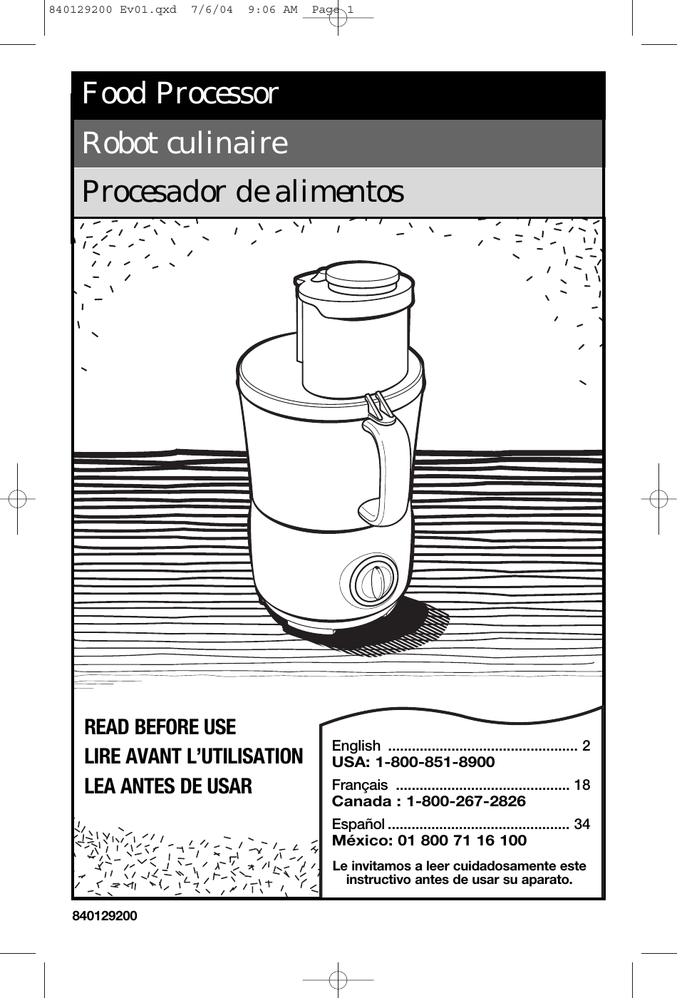Hamilton Beach 70590C Users Manual
