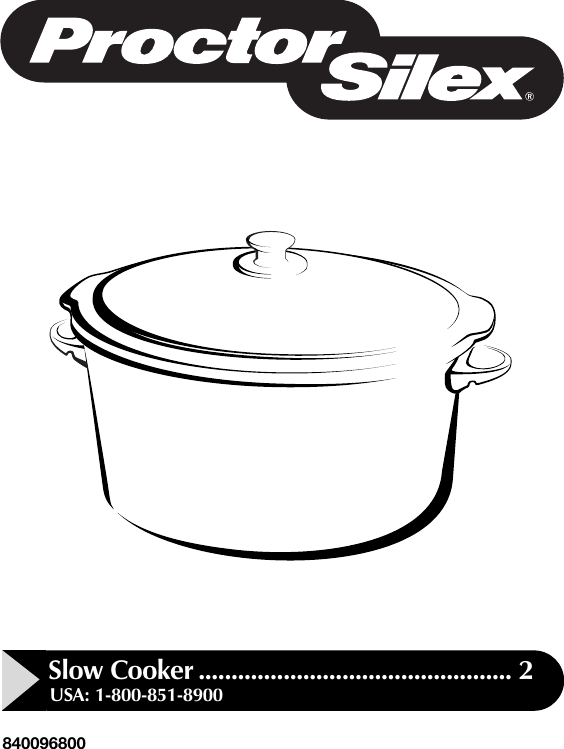 Hamilton Beach 840096800 Users Manual