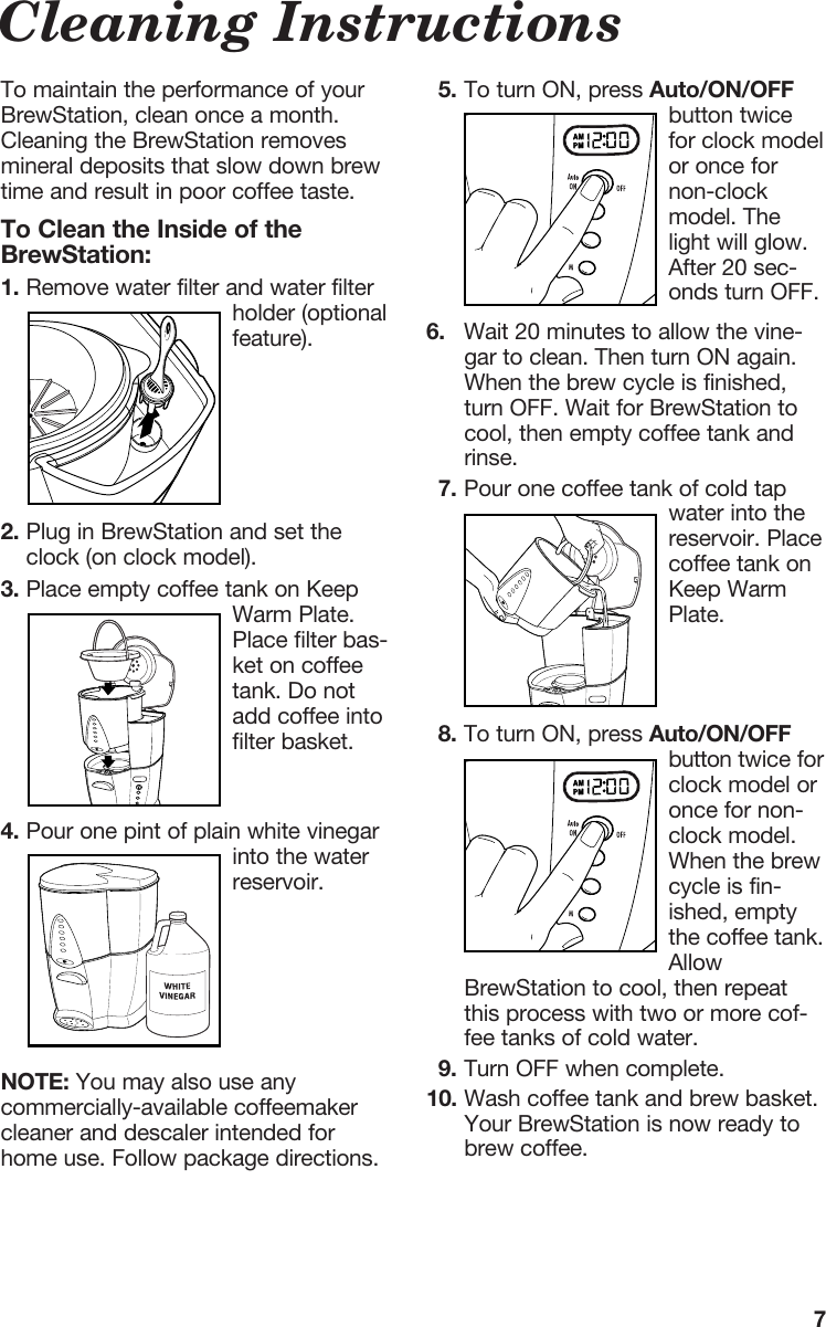 Page 7 of 10 - Hamilton-Beach Hamilton-Beach-Brewstation-Instruction-Manual- ManualsLib - Makes It Easy To Find Manuals Online!  Hamilton-beach-brewstation-instruction-manual