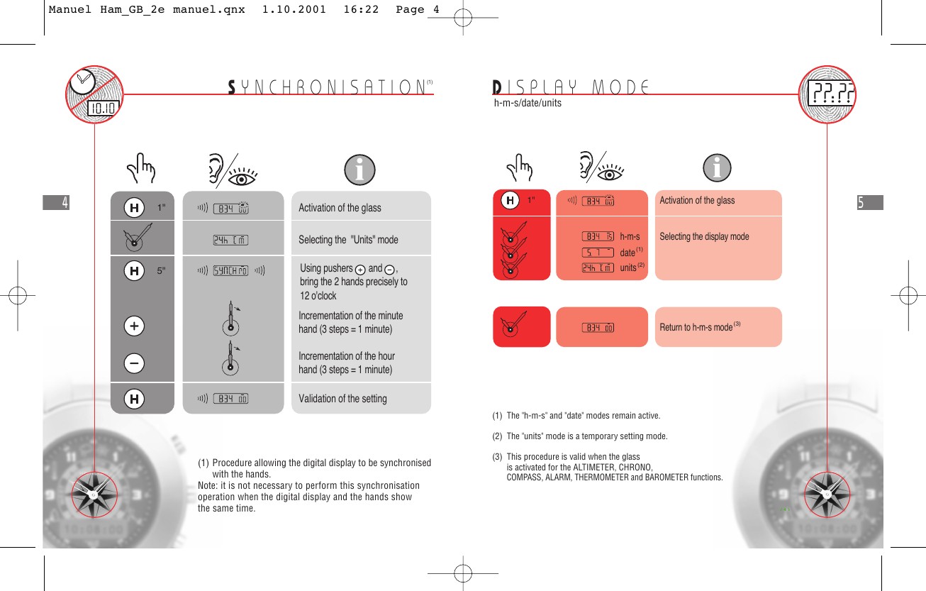 Page 3 of 12 - Hamilton-Watch Hamilton-Watch-Multi-Touch-Watch-Users-Manual- Manuel Ham_GB_2e Manuel.qnx  Hamilton-watch-multi-touch-watch-users-manual